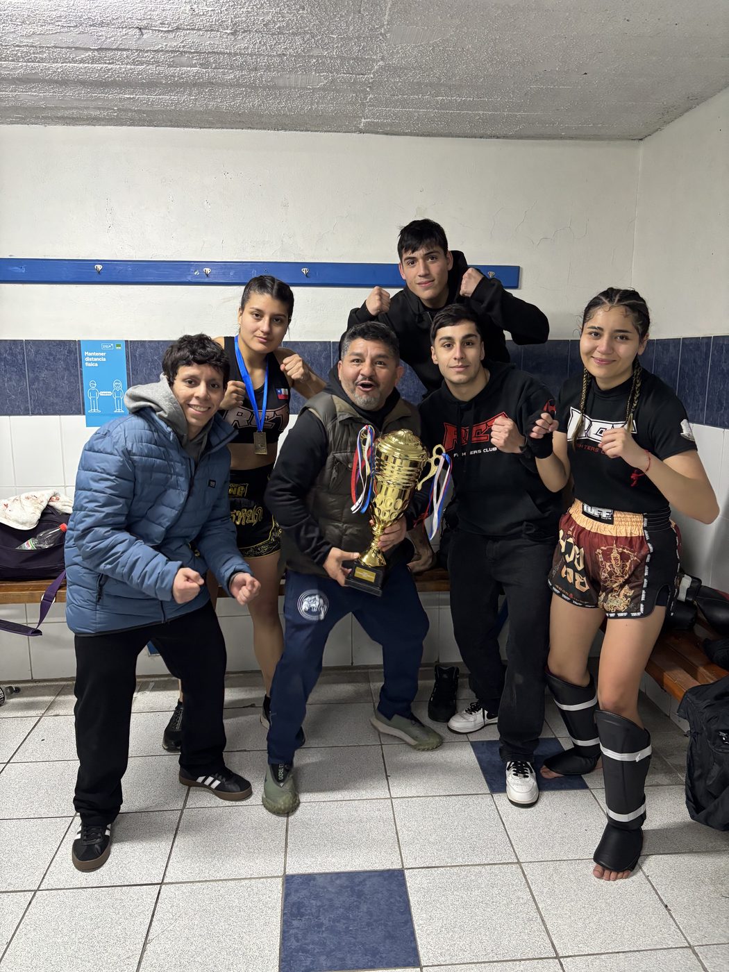 Camarín con trofeo